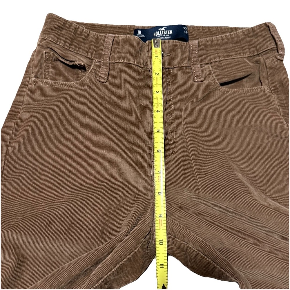 hollister high rise flare corduroy pants Women's 1r - Picture 9 of 9